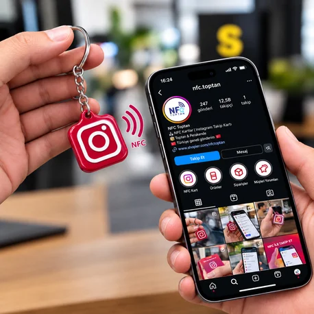 İnstagram Adres Anahtarlık